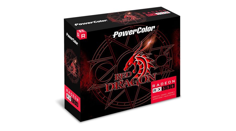 PowerColor RX 550 4GB DDR5 Red Dragon PowerColor RX 550 4GB DDR5 Red Dragon