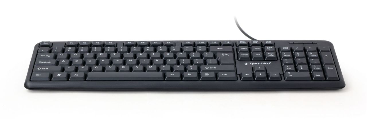 Gembird KB-U-103 Standard keyboard Black US Gembird KB-U-103 Standard keyboard Black US