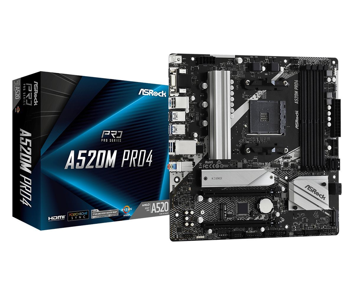 ASRock A520M PRO4 ASRock A520M PRO4