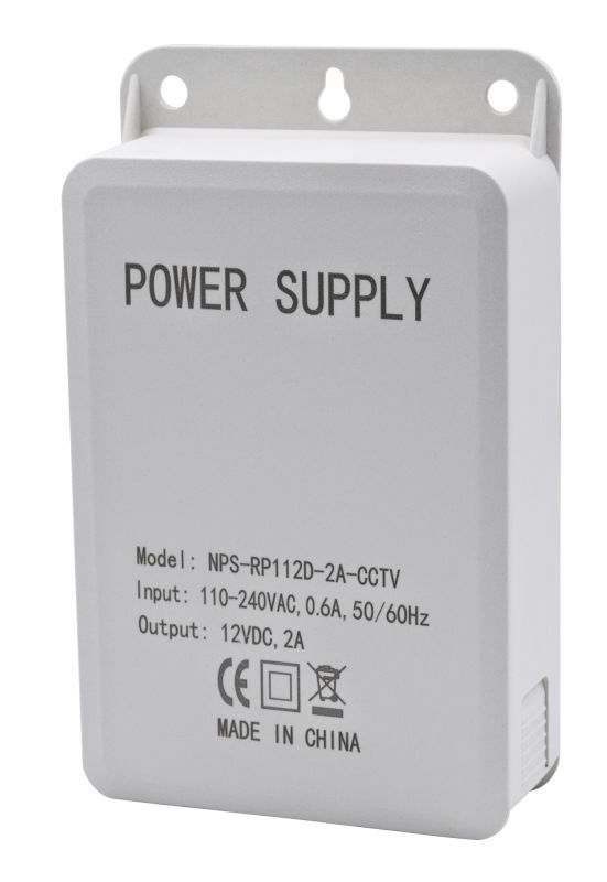 Nestron Falra szerelhető CCTV tápegység 12 VDC/2 A Nestron Falra szerelhető CCTV tápegység 12 VDC/2 A