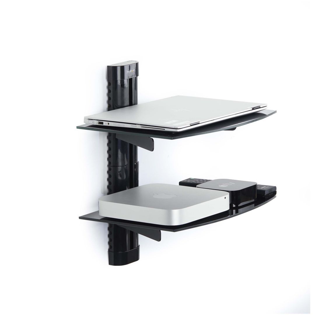 Startech Dual Floating Wall-Mounted AV Shelves Startech Dual Floating Wall-Mounted AV Shelves