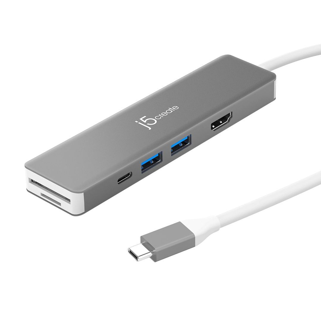 j5create JCD390-N 4K60 Elite USB-C Docking Station Silver j5create JCD390-N 4K60 Elite USB-C Docking Station Silver