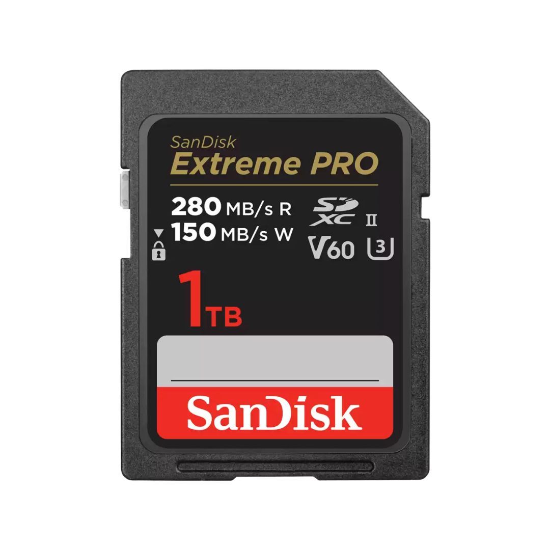 Sandisk 1TB SDXC Extreme Pro Class 10 UHS-II V60 Sandisk 1TB SDXC Extreme Pro Class 10 UHS-II V60