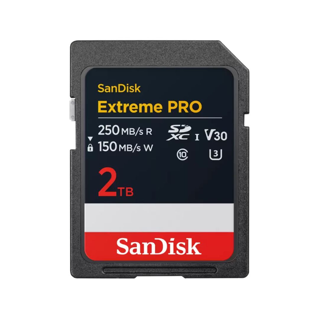 Sandisk 2TB SDXC Class 10 U3 V30 Extreme Pro Sandisk 2TB SDXC Class 10 U3 V30 Extreme Pro