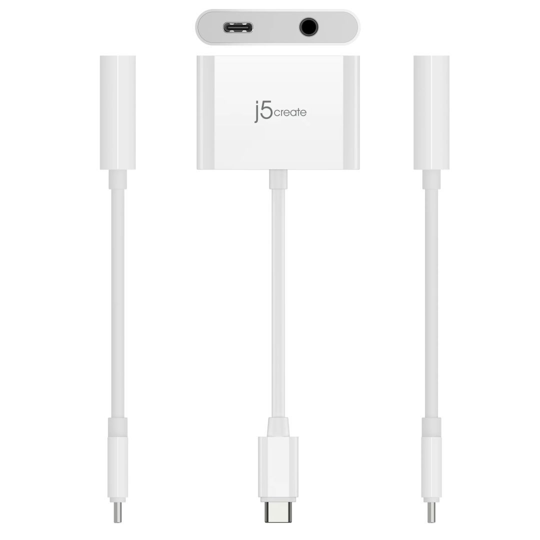 j5create USB-C to 3.5mm Audio Adapter with Power Delivery j5create USB-C to 3.5mm Audio Adapter with Power Delivery