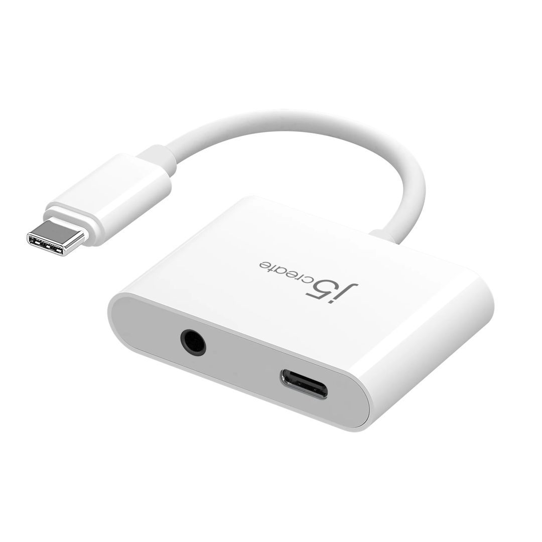 j5create USB-C to 3.5mm Audio Adapter with Power Delivery j5create USB-C to 3.5mm Audio Adapter with Power Delivery