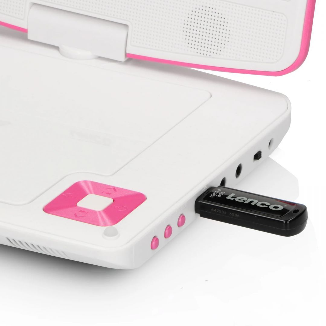 Lenco DVP-910 Hordozható DVD Lejátszó Pink Lenco DVP-910 Hordozható DVD Lejátszó Pink