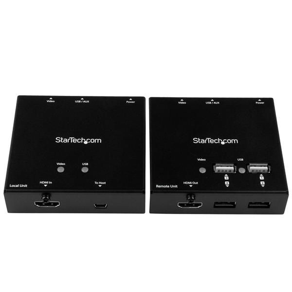 Startech HDMI over CAT6 Extender with 4-port USB Hub 50m 1080p Startech HDMI over CAT6 Extender with 4-port USB Hub 50m 1080p