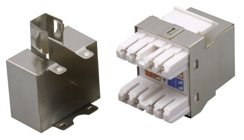 Nestron Keystone STP csatlakozó; Cat6; 180°; dual IDC (Krone/110) Nestron Keystone STP csatlakozó; Cat6; 180°; dual IDC (Krone/110)