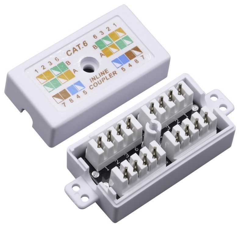 Nestron Kábel toldó; árnyékolatlan; Cat6; krone IDC