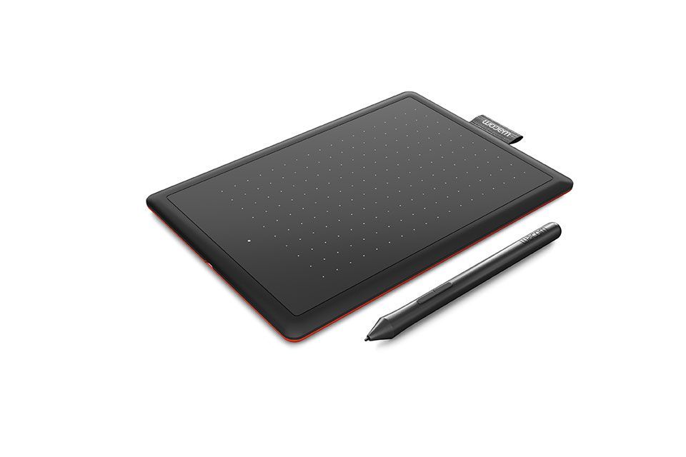 Wacom One Medium digitalizáló tábla Black/Red Wacom One Medium digitalizáló tábla Black/Red