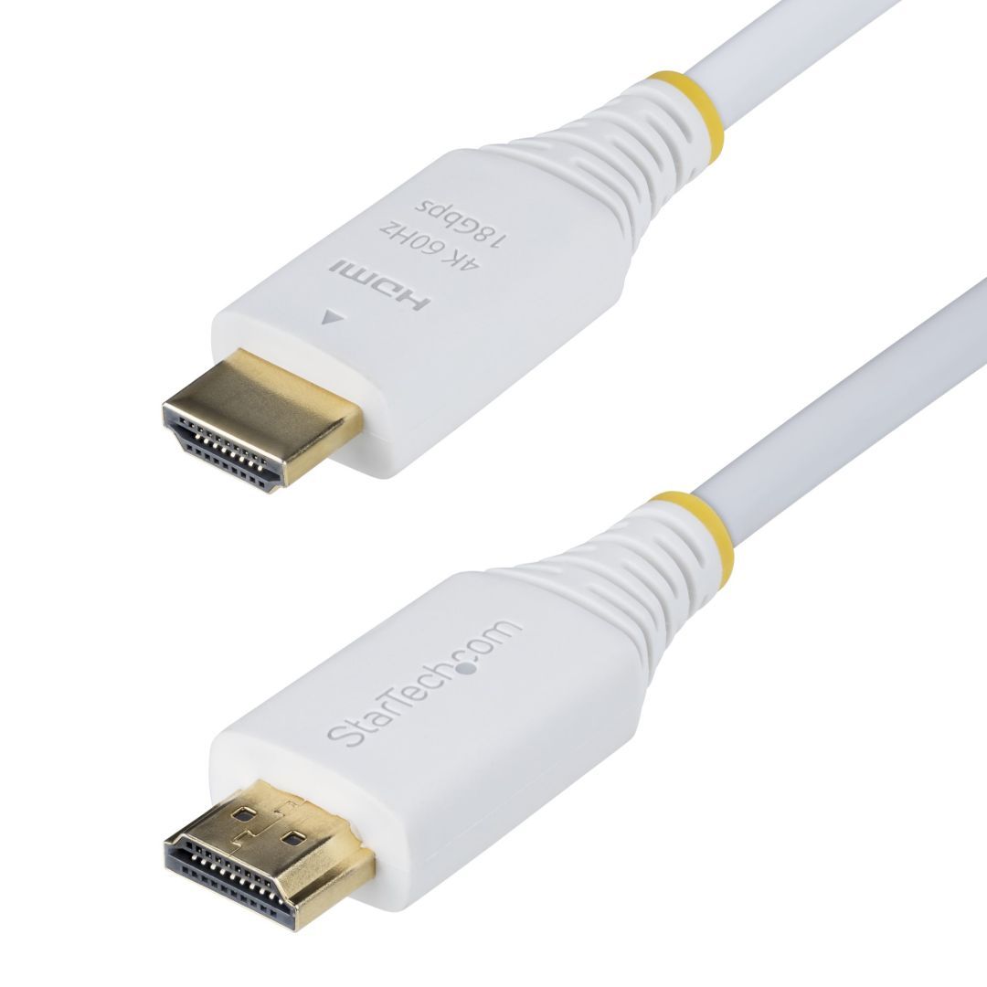 Startech Premium Certified High Speed HDMI Cable 1,8m White Startech Premium Certified High Speed HDMI Cable 1,8m White