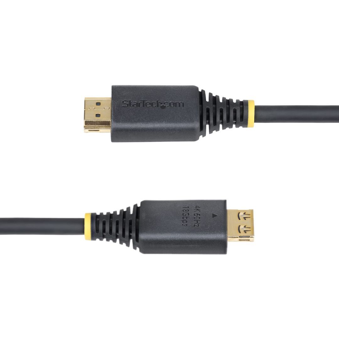 Startech High Speed HDMI Cable with Gripping Connectors 3m Black Startech High Speed HDMI Cable with Gripping Connectors 3m Black