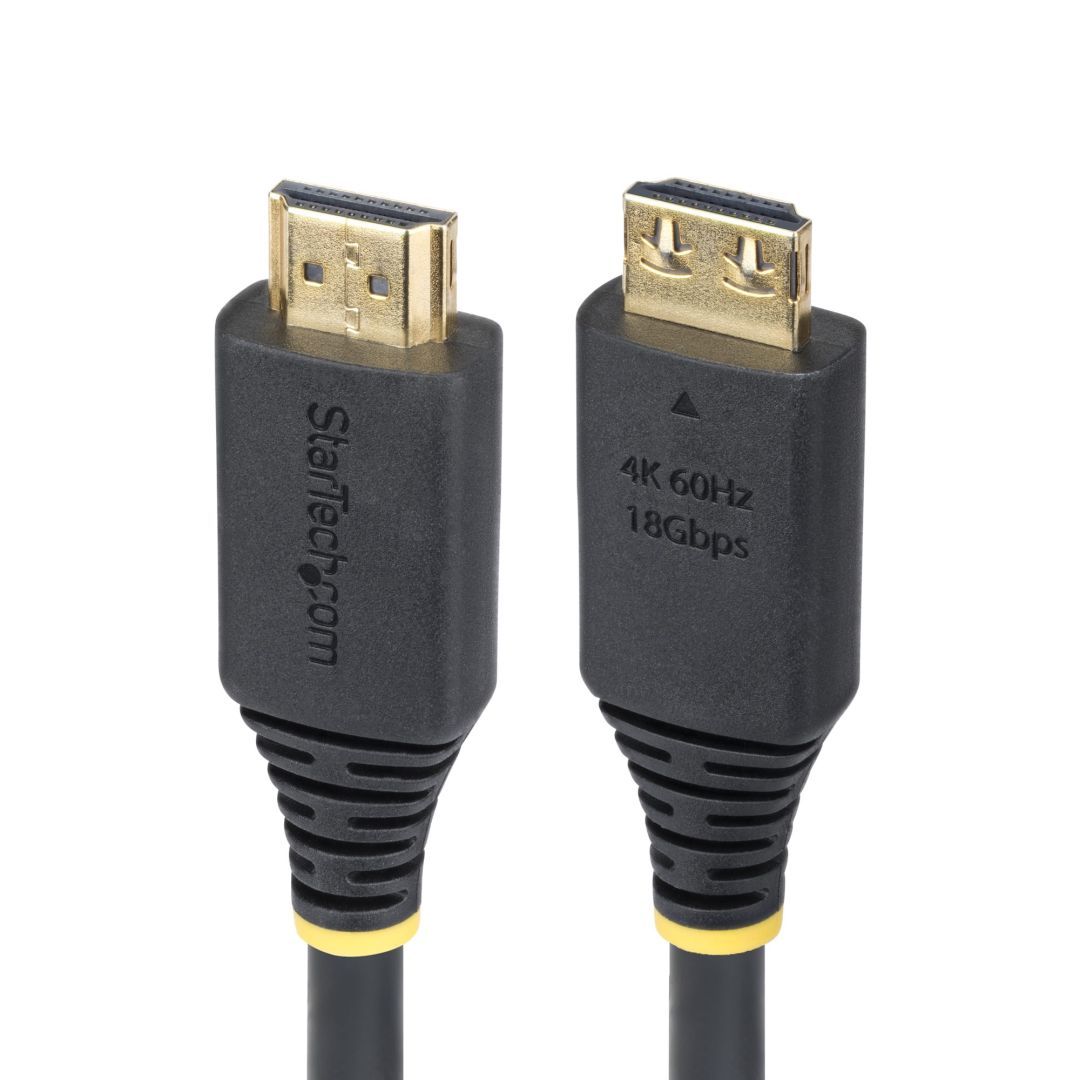 Startech High Speed HDMI Cable with Gripping Connectors 3m Black Startech High Speed HDMI Cable with Gripping Connectors 3m Black