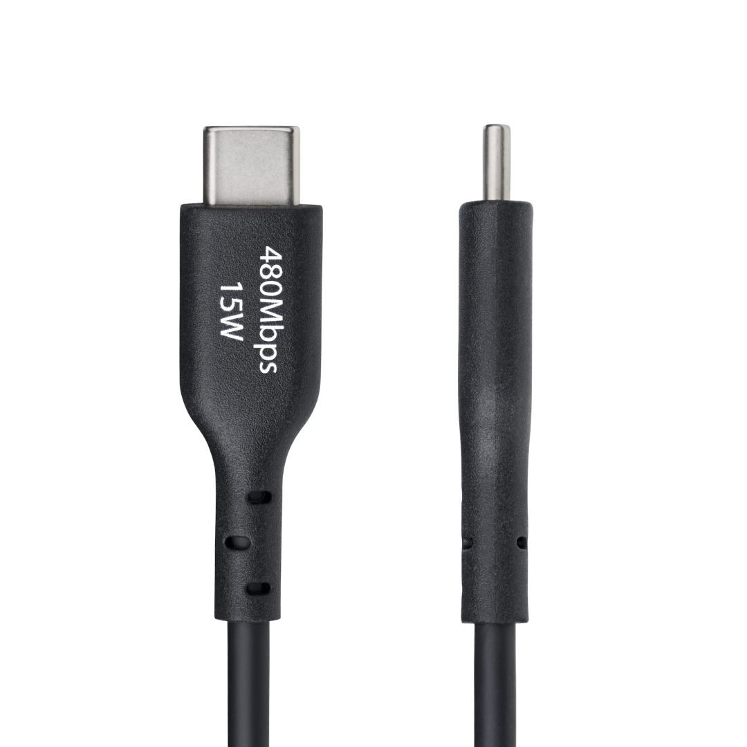 Startech USB-A to USB-C Charging Cable 1m Black Startech USB-A to USB-C Charging Cable 1m Black