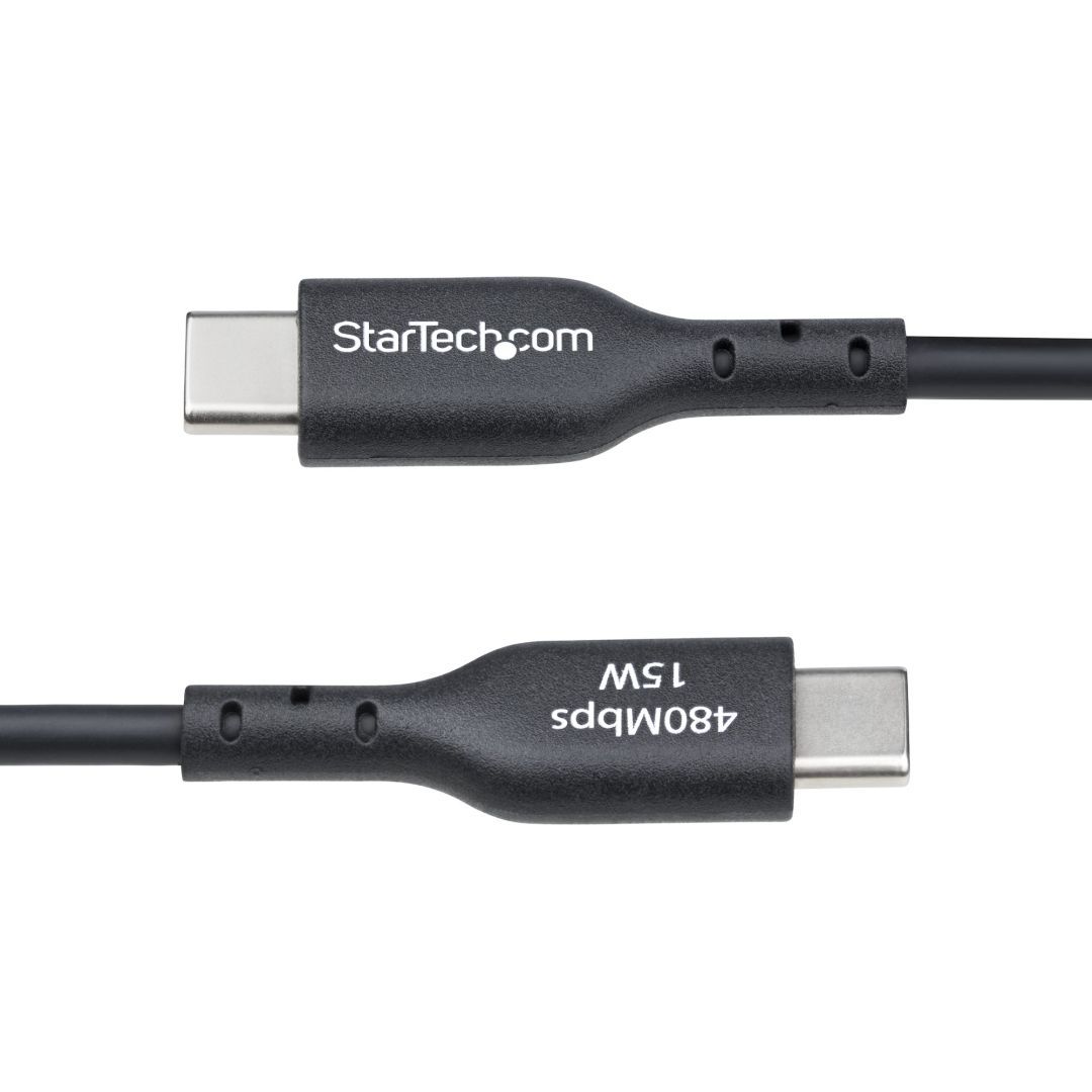 Startech USB-A to USB-C Charging Cable 1m Black Startech USB-A to USB-C Charging Cable 1m Black
