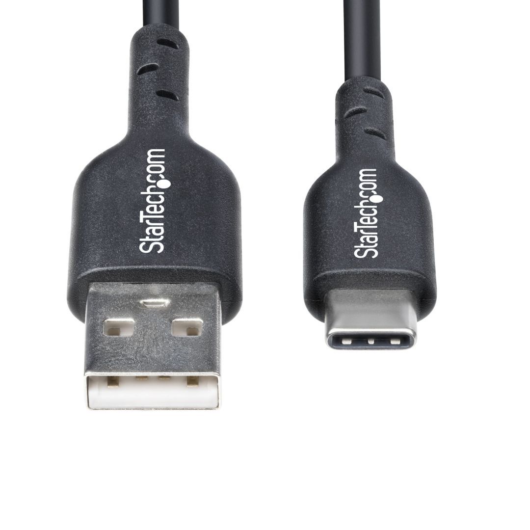 Startech USB-A to USB-C Charging Cable 1m Black Startech USB-A to USB-C Charging Cable 1m Black