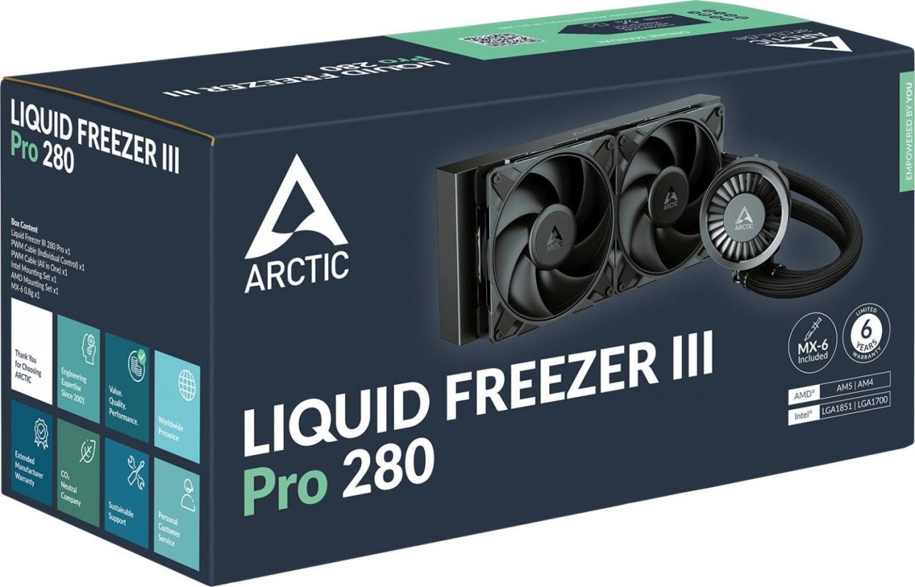 Arctic Liquid Freezer III Pro 280 Black Arctic Liquid Freezer III Pro 280 Black