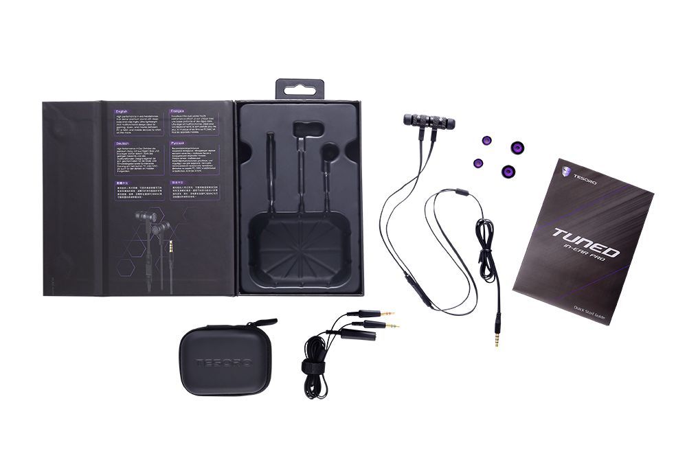 Tesoro Tuned In-Ear Pro Headset Black Tesoro Tuned In-Ear Pro Headset Black