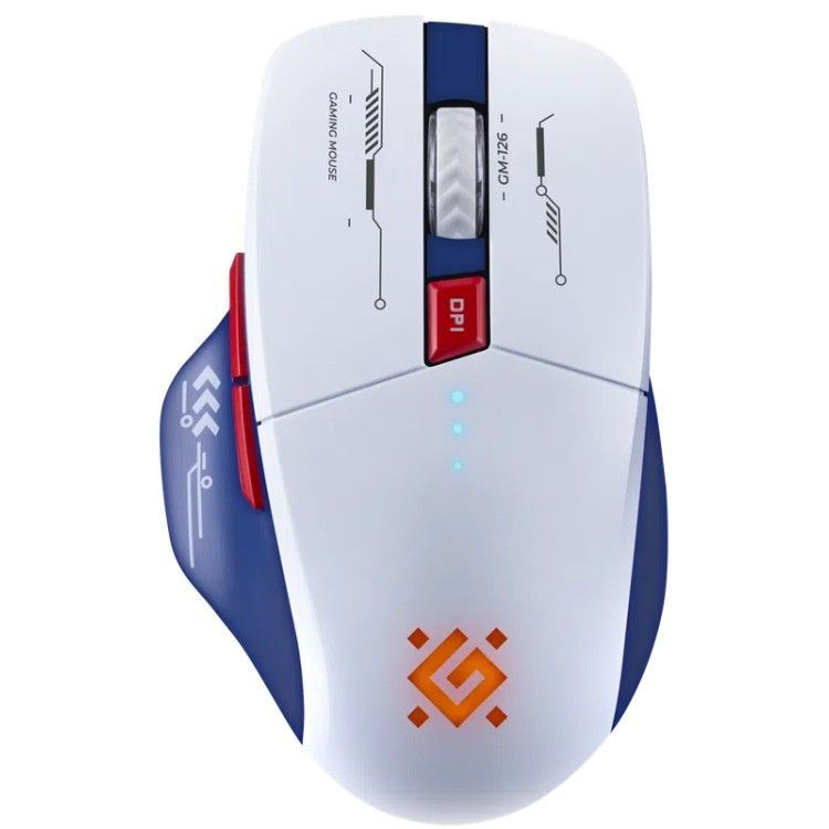 Defender Tisa GM-126 Wireless Bluetooth Gaming Mouse White