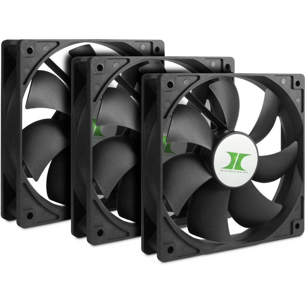 Inter-Tech IPC Fan Set 120mm (3 pcs) Inter-Tech IPC Fan Set 120mm (3 pcs)