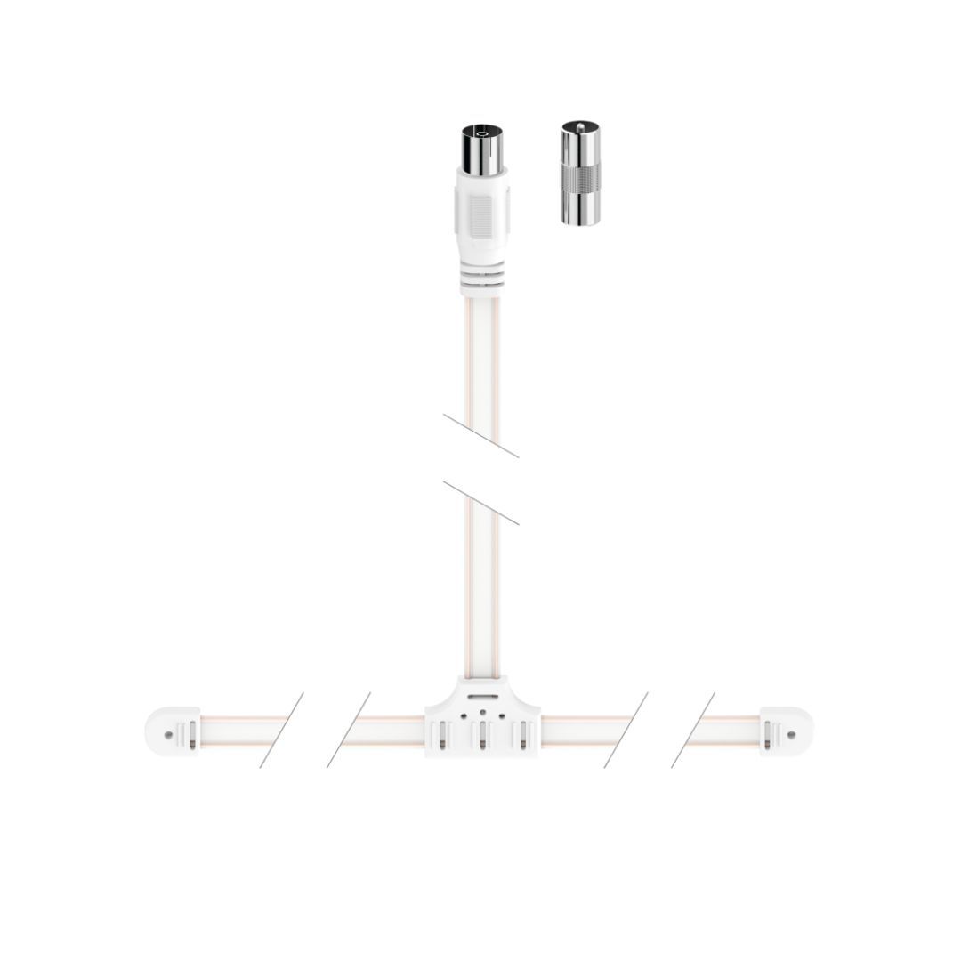 Hama FIC FM antennakábel 1,5m White Hama FIC FM antennakábel 1,5m White