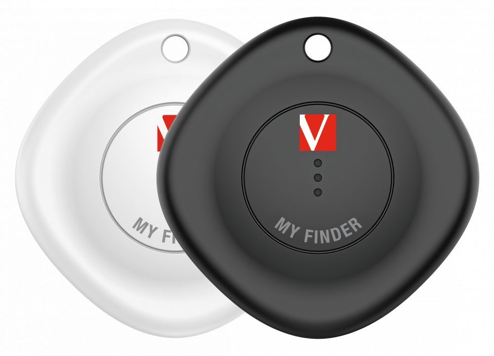 Verbatim My Finder Bluetooth Tracker (2 Pack) Black/White Verbatim My Finder Bluetooth Tracker (2 Pack) Black/White