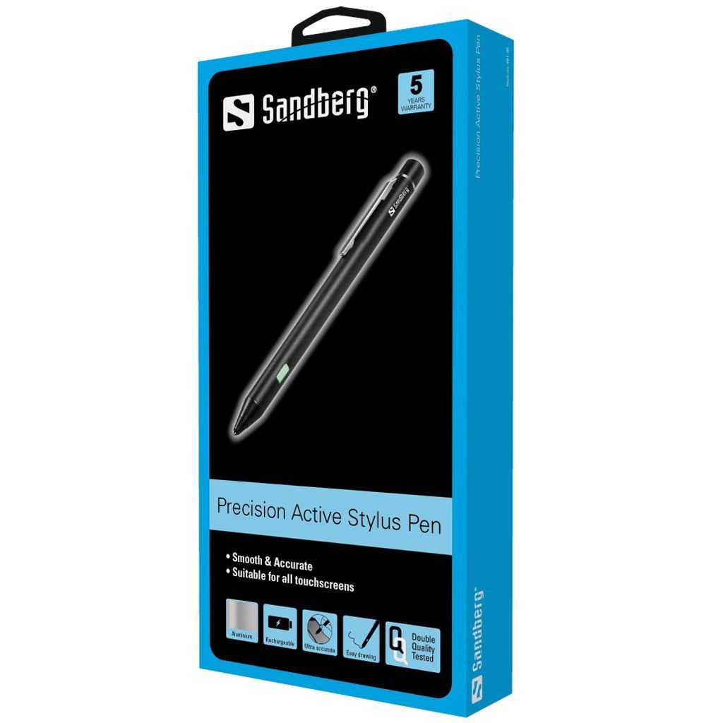 Sandberg Precision Active Stylus Pen Black