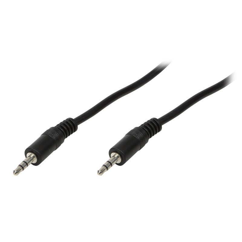 Logilink CA1051 Audio 3.5mm 3-Pin/M to 3.5mm 3-Pin/M cable 3m Black Logilink CA1051 Audio 3.5mm 3-Pin/M to 3.5mm 3-Pin/M cable 3m Black