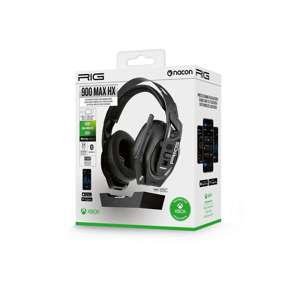 Nacon RIG 900 MAX HS Wireless Headset Black (XBOX) Nacon RIG 900 MAX HS Wireless Headset Black (XBOX)