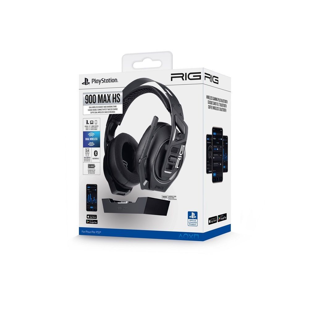 Nacon RIG 900 MAX HS Wireless Headset Black (PS5) Nacon RIG 900 MAX HS Wireless Headset Black (PS5)