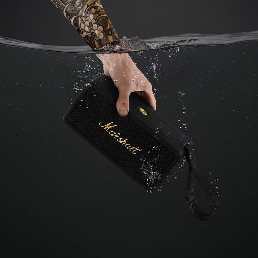 Marshall Middleton Bluetooth Speaker Black/Brass