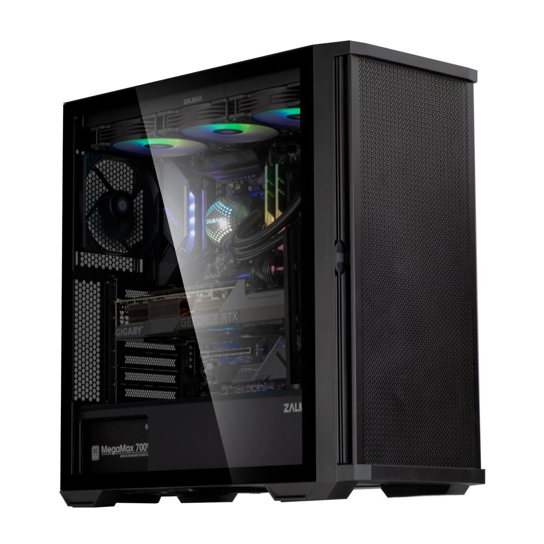 Zalman Z10 Tempered Glass Black Zalman Z10 Tempered Glass Black
