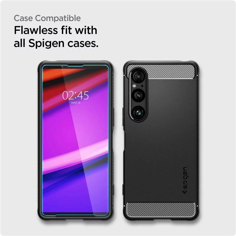 Spigen Glass tR AlignMaster 2 Pack Sony Xperia 1 VI Spigen Glass tR AlignMaster 2 Pack Sony Xperia 1 VI