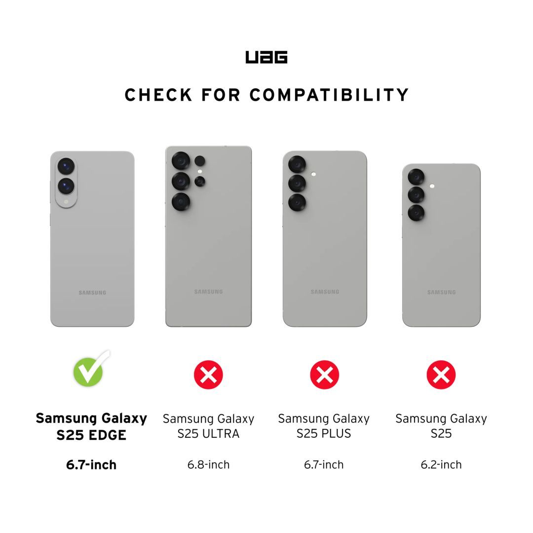 UAG Samsung Galaxy S25 Edge case Ash UAG Samsung Galaxy S25 Edge case Ash