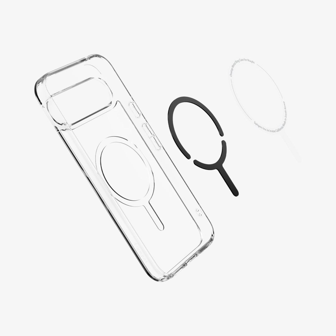 Spigen Ultra Hybrid OneTap Metal Ring MagSafe Google Pixel 9 Pro XL White Spigen Ultra Hybrid OneTap Metal Ring MagSafe Google Pixel 9 Pro XL White