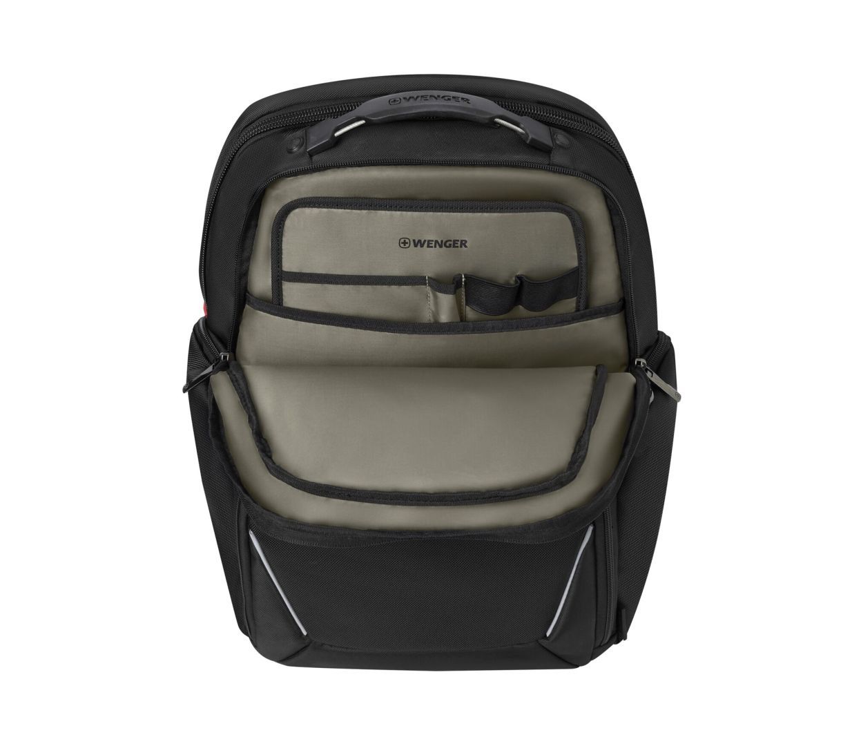 Wenger Meteor 17" Laptop Backpack with Tablet Pocket Black Wenger Meteor 17" Laptop Backpack with Tablet Pocket Black