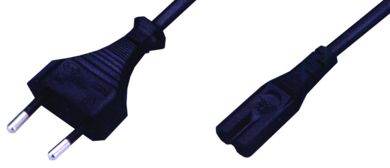 Gembird PC-184/2 C7 tápkábel 1,8m Black Gembird PC-184/2 C7 tápkábel 1,8m Black