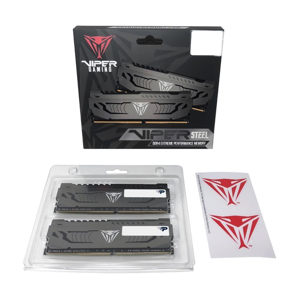 Patriot 64GB DDR4 3200MHz Kit(2x32GB) Viper Steel Patriot 64GB DDR4 3200MHz Kit(2x32GB) Viper Steel