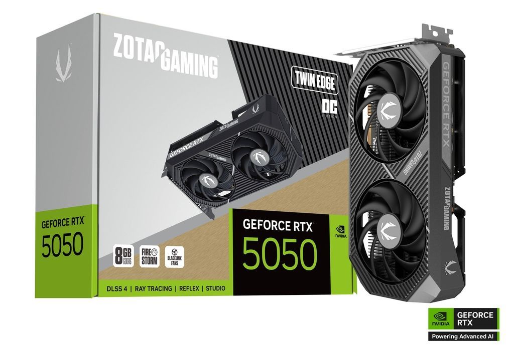 Zotac GeForce RTX5050 8GB DDR6 Twin Edge OC Zotac GeForce RTX5050 8GB DDR6 Twin Edge OC