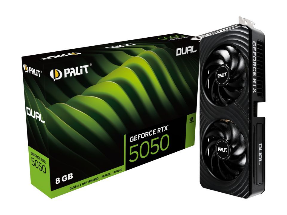Palit GeForce RTX5050 8GB DDR6 Dual Palit GeForce RTX5050 8GB DDR6 Dual