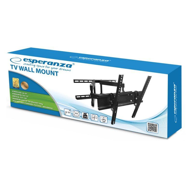 Esperanza ERW004 TV Wall Mount 26"-70" Black Esperanza ERW004 TV Wall Mount 26"-70" Black