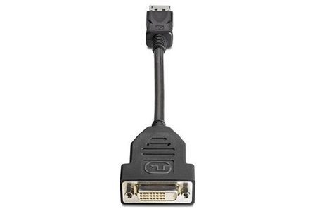 HP DisplayPort - DVI-D (Dual Link) Adapter Black HP DisplayPort - DVI-D (Dual Link) Adapter Black