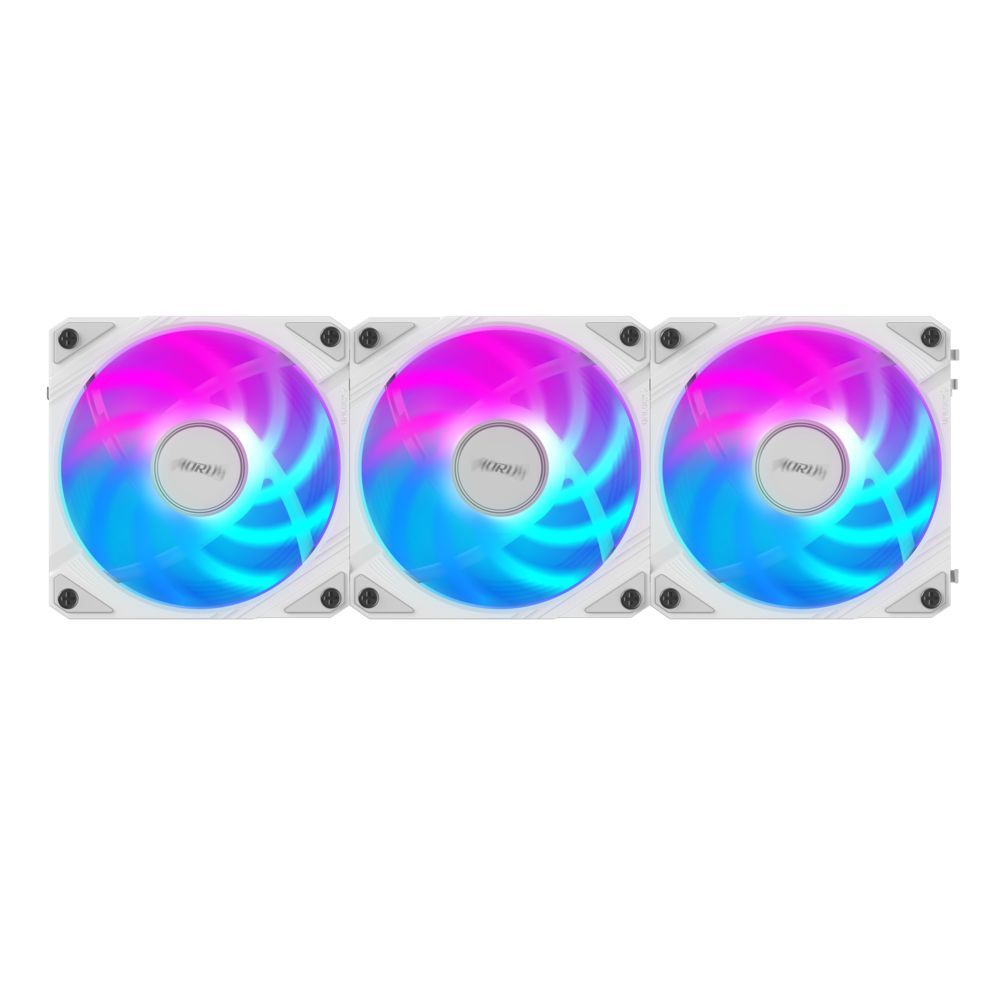 Gigabyte AORUS EZ Chain Fan 120 Ice (3-Pack) Gigabyte AORUS EZ Chain Fan 120 Ice (3-Pack)