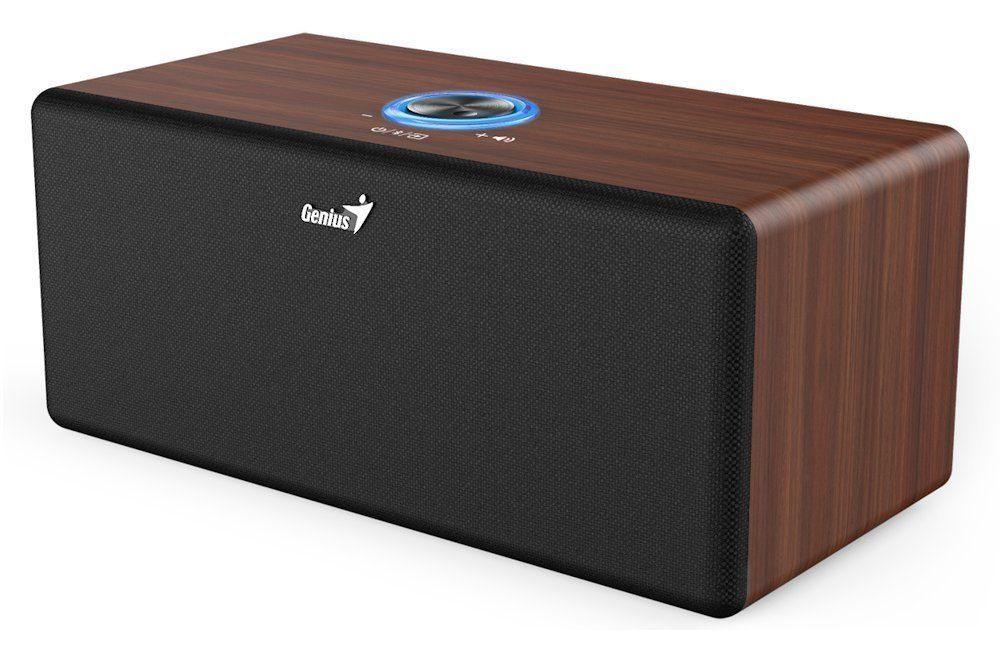 Genius SP-HF505BT Bluetooth Speaker Dark Brown Wood Genius SP-HF505BT Bluetooth Speaker Dark Brown Wood