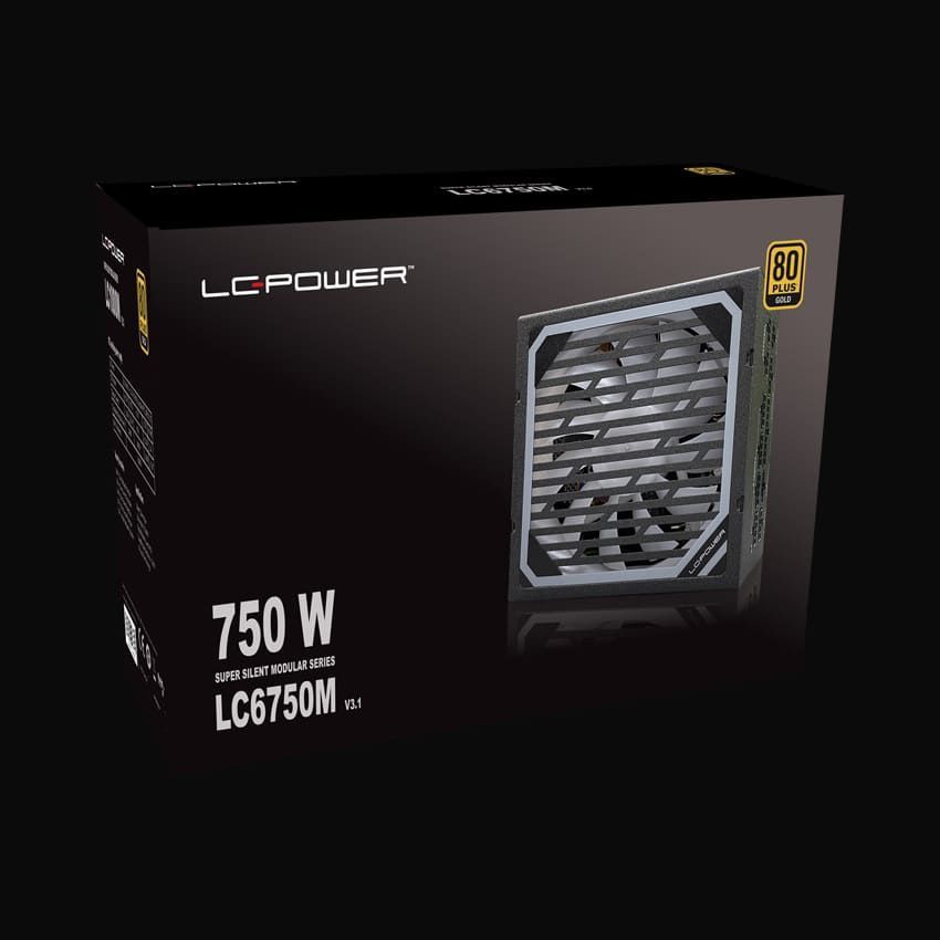 LC Power 750W 80+ Gold Super Silent Modular LC Power 750W 80+ Gold Super Silent Modular
