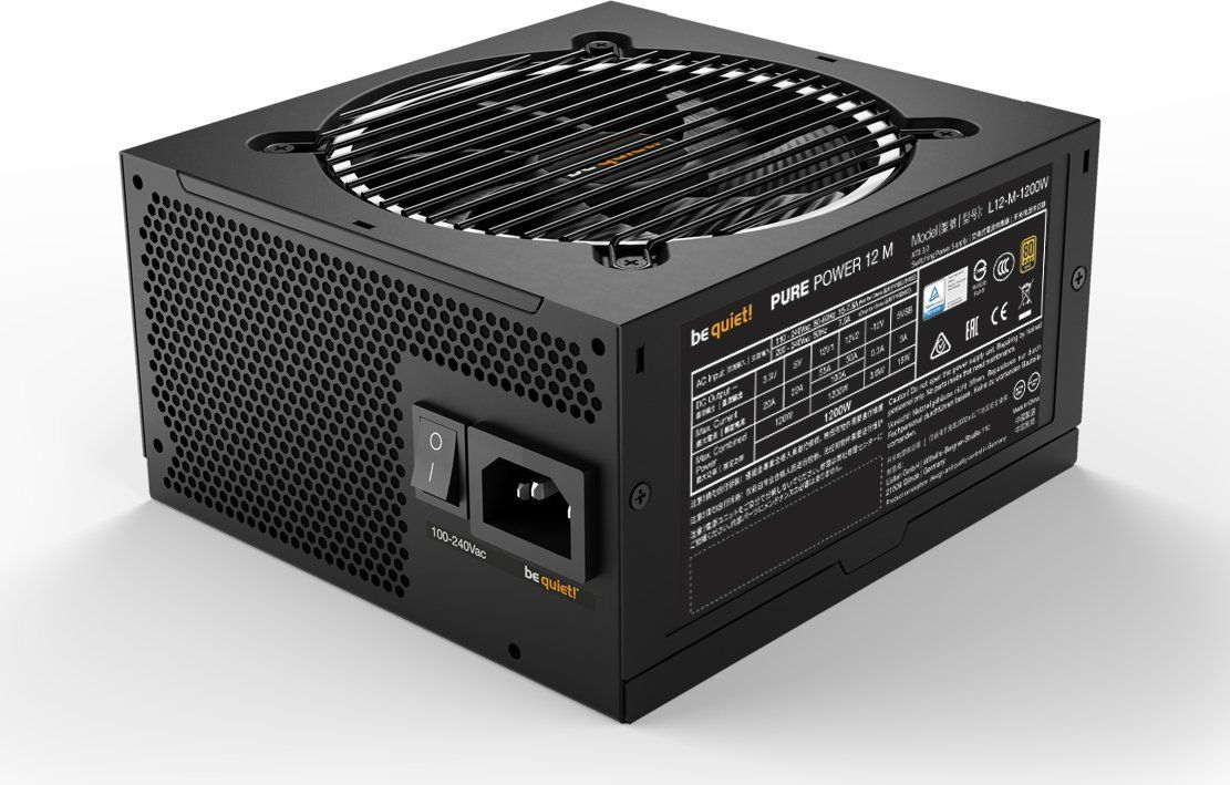 Be quiet! 1200W 80+ Gold Pure Power 12 M ATX3.0 Be quiet! 1200W 80+ Gold Pure Power 12 M ATX3.0