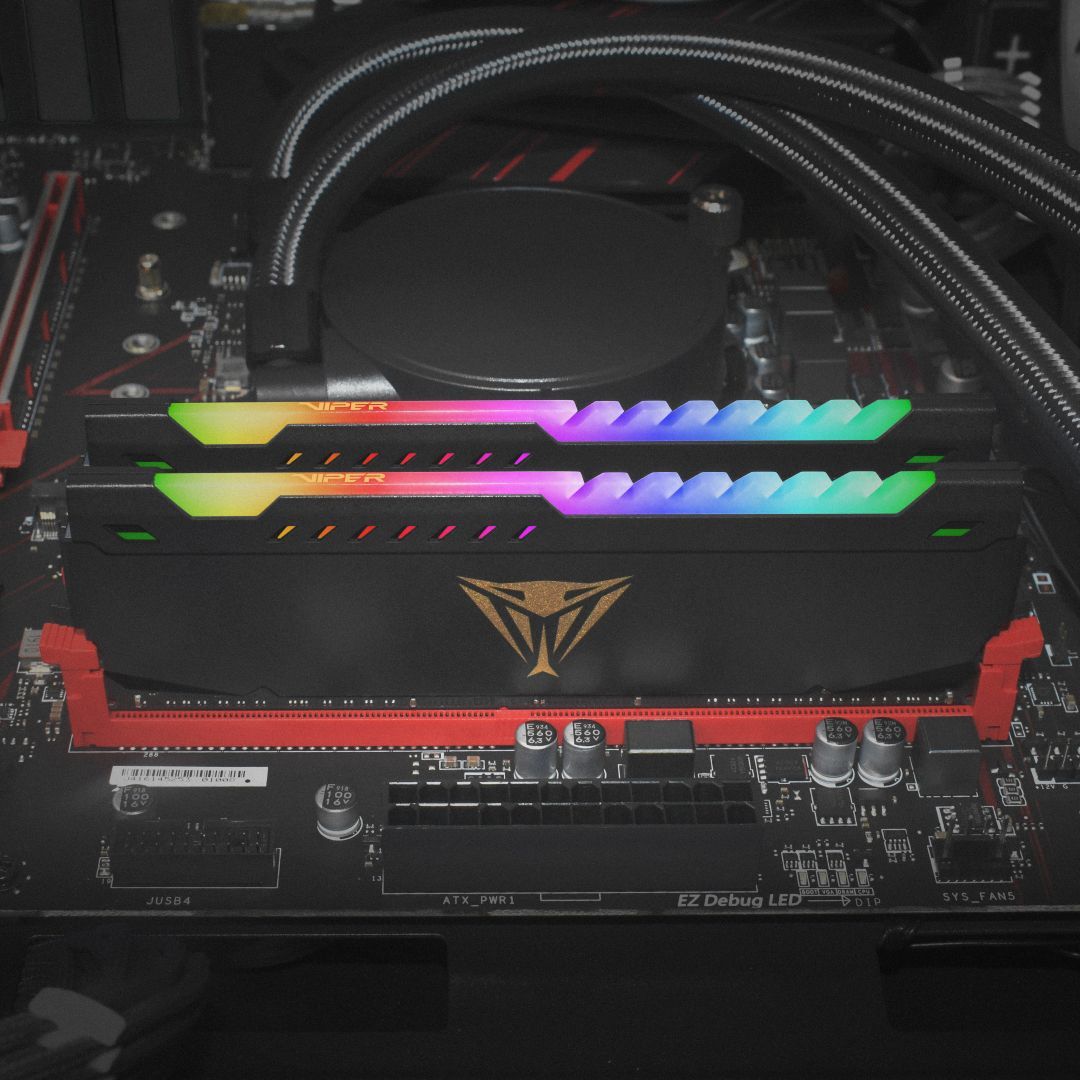 Patriot 32GB DDR4 3200MHz Kit(2x16GB) Viper Steel RGB Grey Patriot 32GB DDR4 3200MHz Kit(2x16GB) Viper Steel RGB Grey