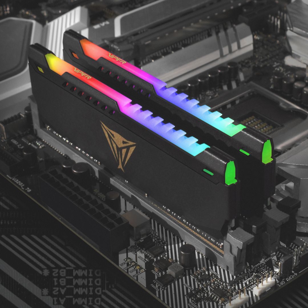 Patriot 32GB DDR4 3200MHz Kit(2x16GB) Viper Steel RGB Grey Patriot 32GB DDR4 3200MHz Kit(2x16GB) Viper Steel RGB Grey