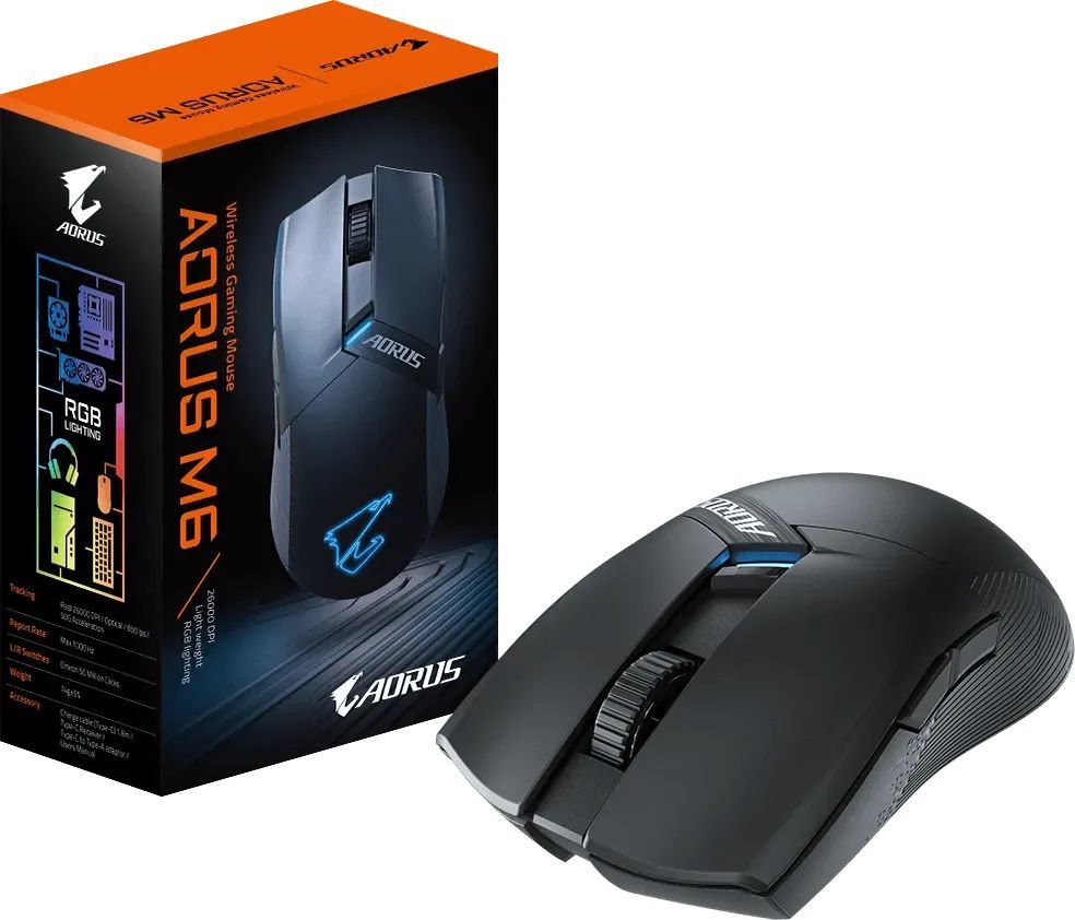 Gigabyte Aorus M6 Gaming Mouse Black Gigabyte Aorus M6 Gaming Mouse Black